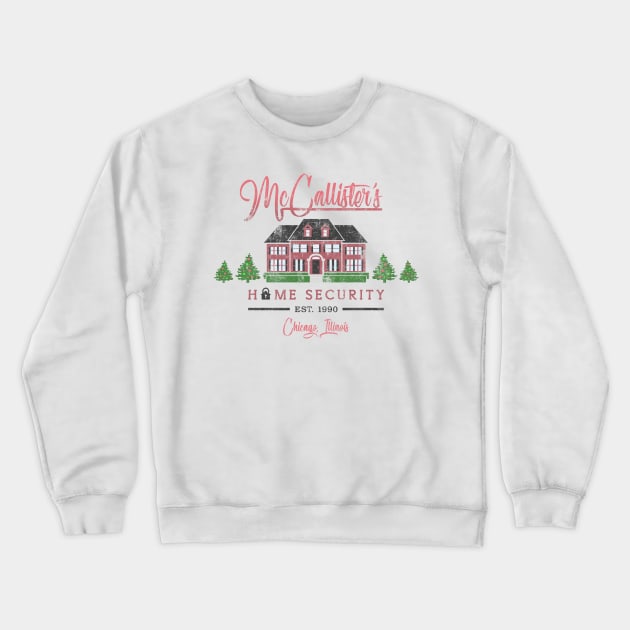 McCallister's Home Security Home Alone Crewneck Sweatshirt by Cholzar